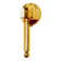 Vintage Swedish Brass Sconce by Gusum