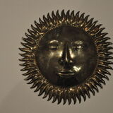 Vintage brass sun