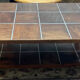 Scandinavian coffee table from the 50s in teak and aluminum