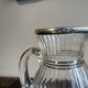 Pichet cristal argent massif 19 eme