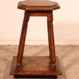 Henri II walnut stool, early 17th century