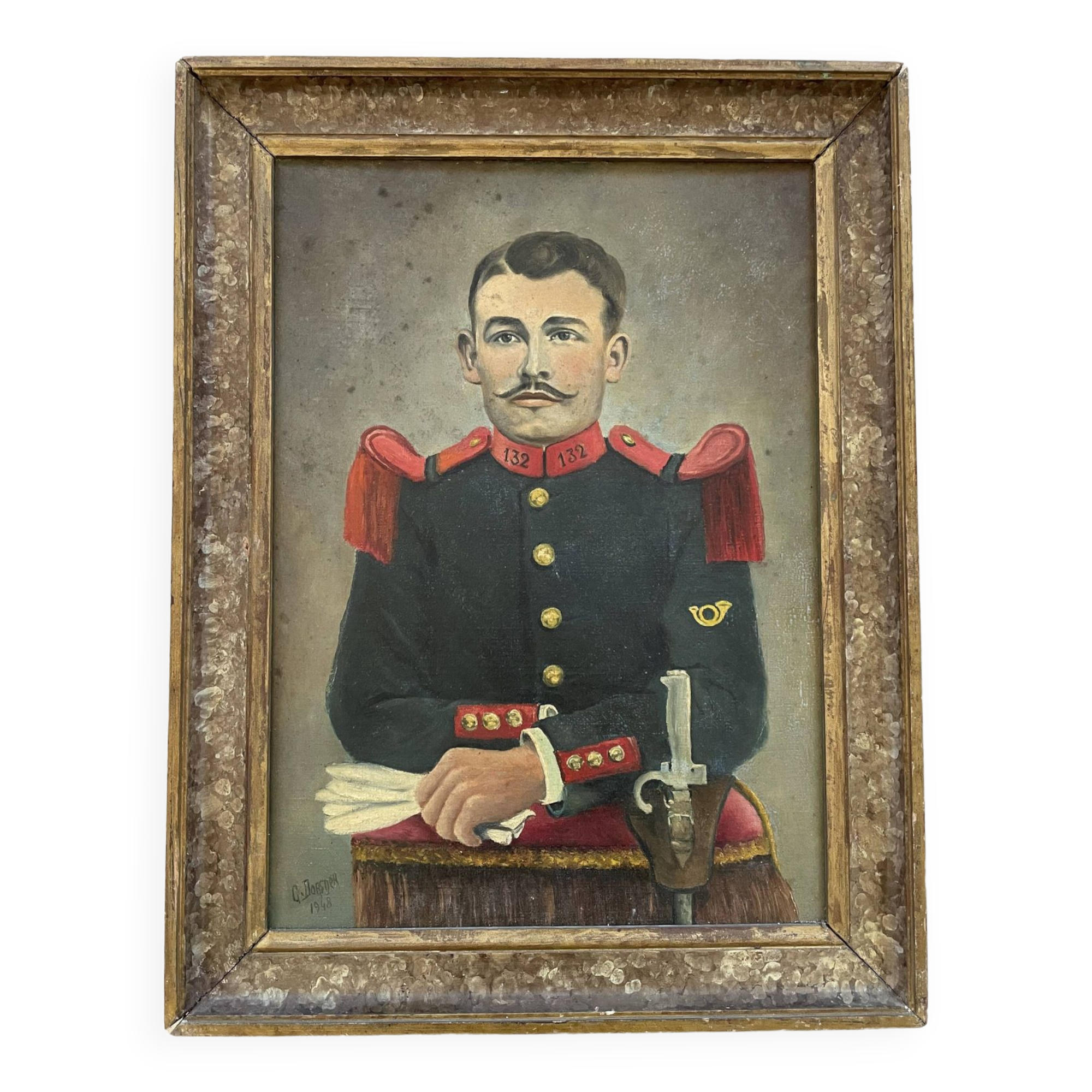 Old portrait, oil on canvas 1948