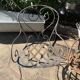 Wrought iron armchairs 1940