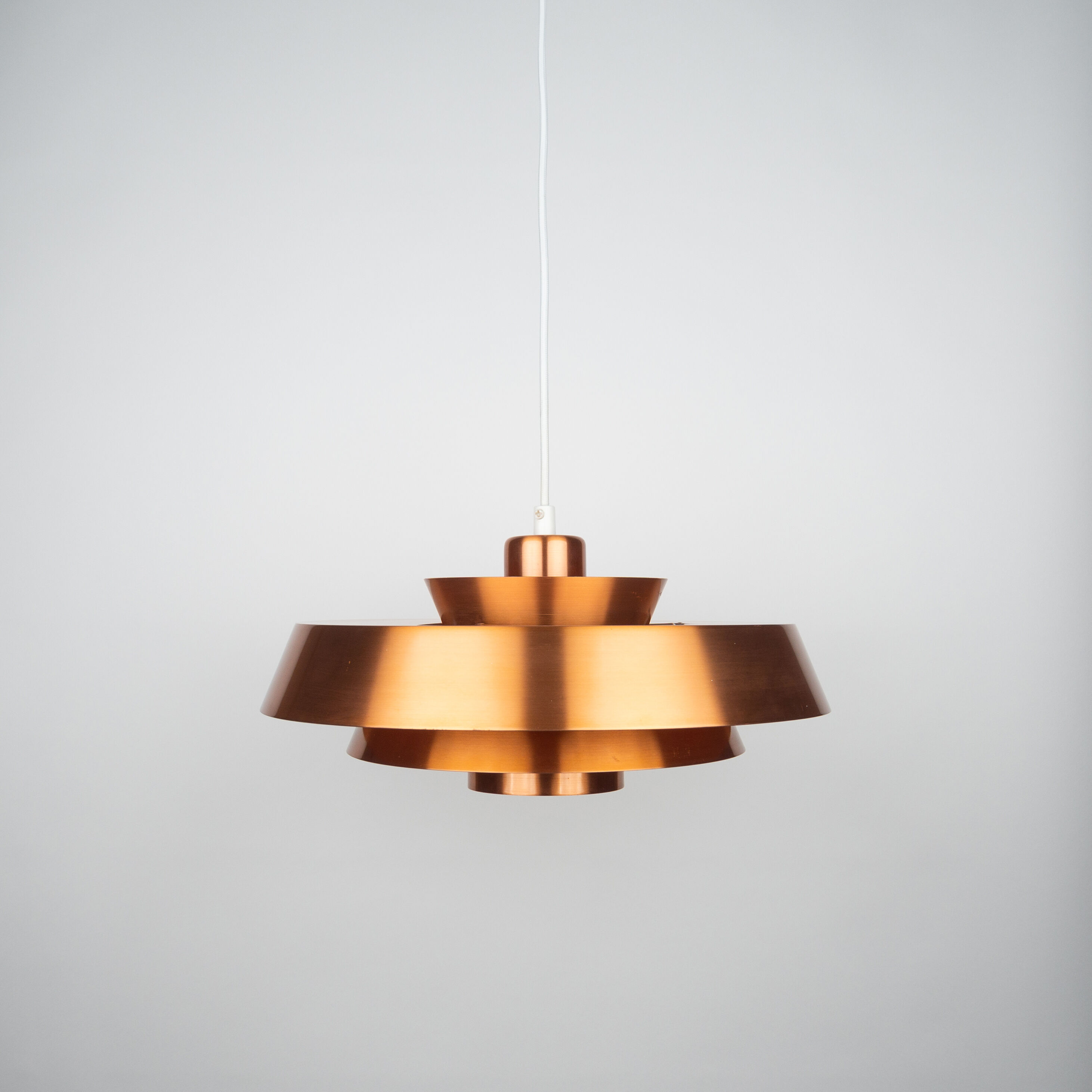Danish vintage pendant lamp Nova by Jo Hammerborg, Fog og Morup, 1963