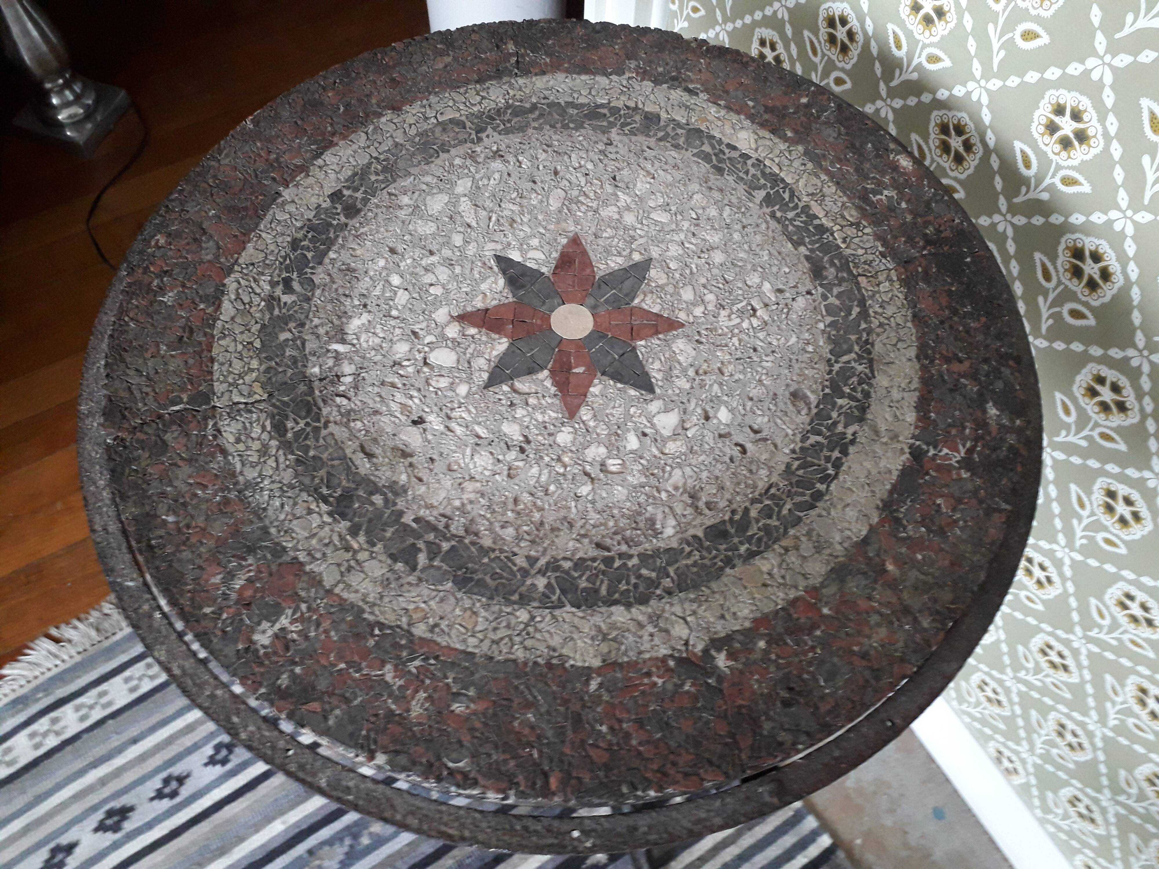 Vintage wrought iron table