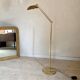 Lampadaire liseuse articulée metal doré vintage