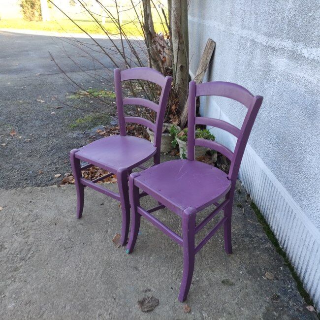 Pair of bistro chairs