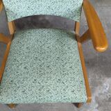 Fauteuil pied compas scandinave