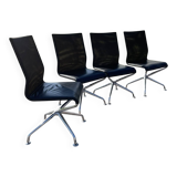 4 Herbert Ohl chairs for Rosenthal Einrichtung, 20th century.