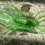 Vide poche coupe à fruits verre lux glass austria années 1950  1960 fait main
