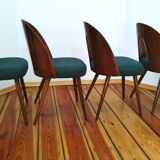 Set of four chairs, designed by A. Suman, Tatra Nabytok, Czechoslovakia, 60s