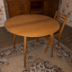 Round oak table