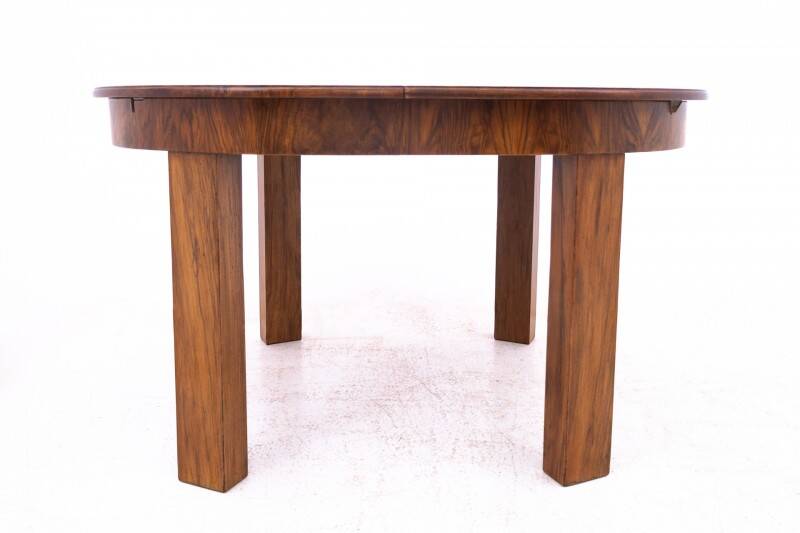 Art Deco table from the 1940s, Poland. After renovation.