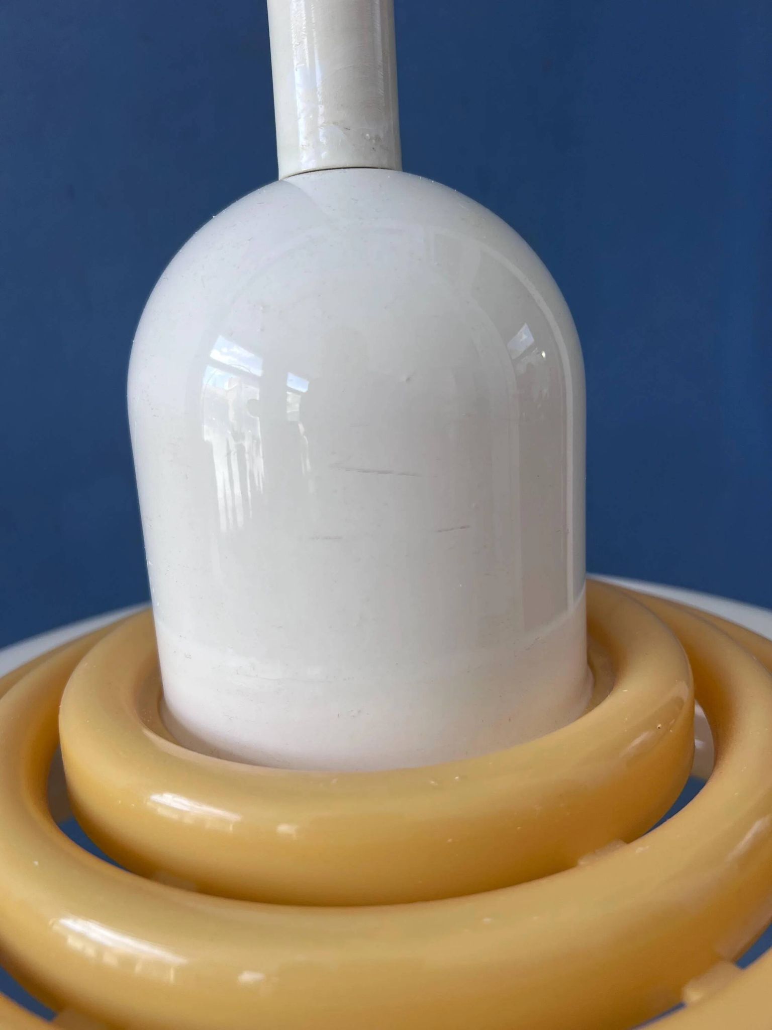 Beige Mid-Century UFO Suspension by Knud Christensen