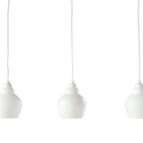 Ensemble de trois suspensions en verre par Alf Svensson, Suède 1960