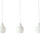 Ensemble de trois suspensions en verre par Alf Svensson, Suède 1960