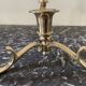 Gold-plated brass candlestick
