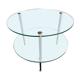 Table basse tripode double plateaux vintage 10960