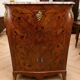 Important Louis XV secretary, in floral marquetry and rich.