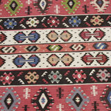 Antique Serbian Pirot Kilim Area Rug Traditional Flat Woven Rug- 200x300cm