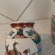 2 vases décor japonisant