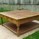 Cherry wood coffee table