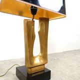 Lampe de table vintage en laiton, 1970