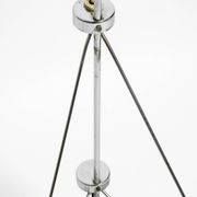 Original 1960s metal chrome floor lamp by Josef Hurka for Napako Czech