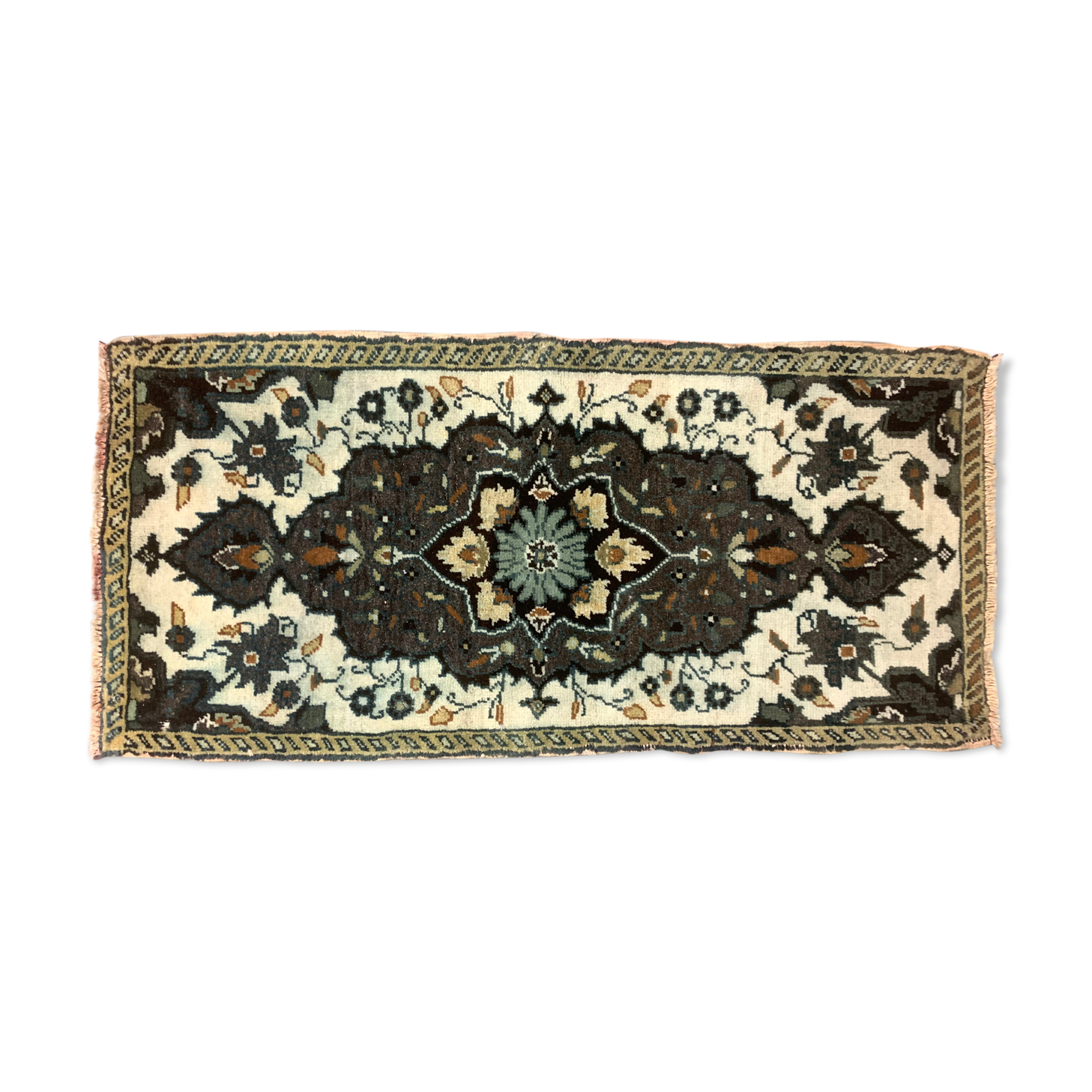Turkish rug 105x45 cm