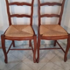 Chaises en bois
