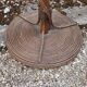 Rattan floor lamp
