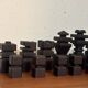 Wooden chess set, 1970