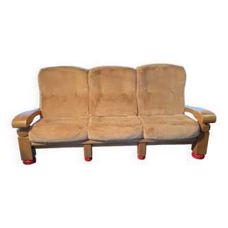 Vintage 3 seater sofa