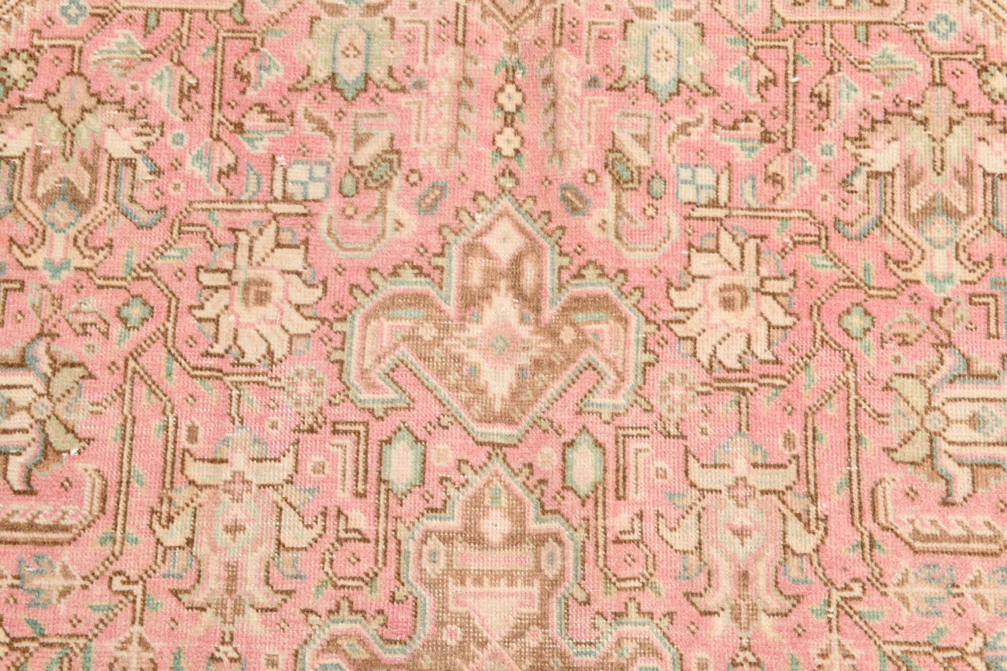 6x9 dusty pink wool persian rug 287x192cm