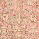 6x9 dusty pink wool persian rug 287x192cm