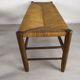 Tabourets et banquette paillé