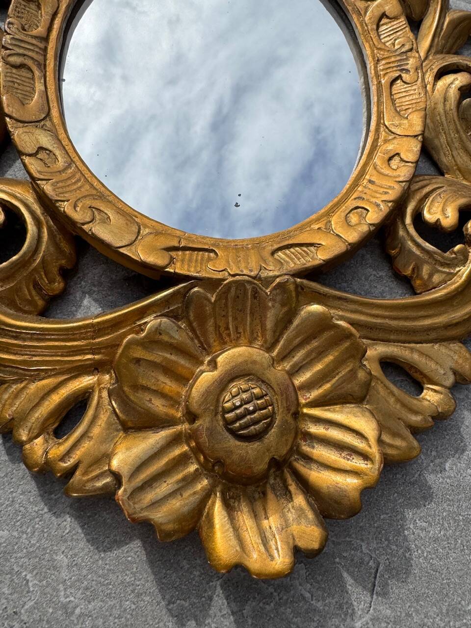 Pair of Italian Baroque mirrors, late 19th, early 20th century