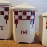 Damiers spice jars