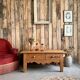 Chic country coffee table in solid pine (renovated)