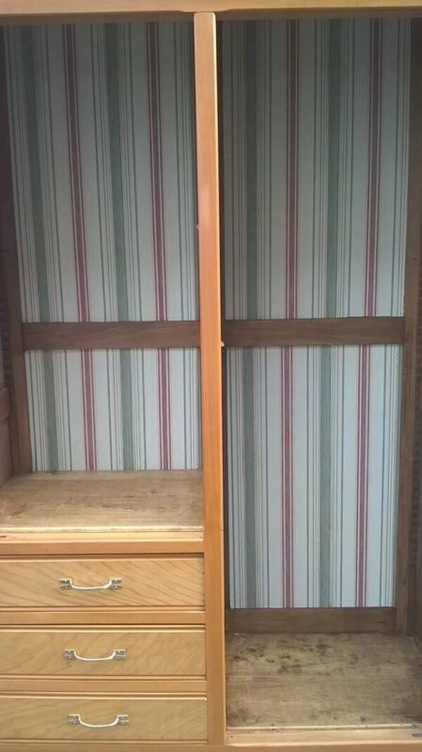 Armoire commode parisienne vitré d'hôtel 1930