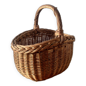 Vintage wicker basket