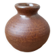 Sandstone ball vase signed Fontgombault