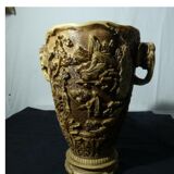 Vase à doubles anses d'éléphant
