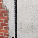 Wrought iron tripod floor lamp