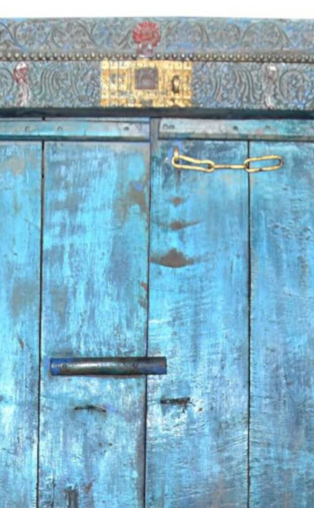 Antique Indian teak door