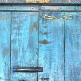Porte indienne ancienne en teck