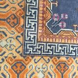 Tapis ancien européen motif chinois 192x302 cm