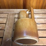 Old brenne pitcher beige stoneware made in france vintage