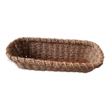 Wicker basket and sea rush 60s-70s