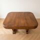 Vintage 1960s wooden dining table with extensions.
